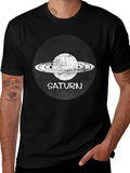 Saturn Graphic Tee - Stylish Space Shirt