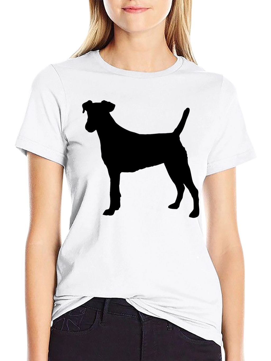 Dog Silhouette Graphic Tee