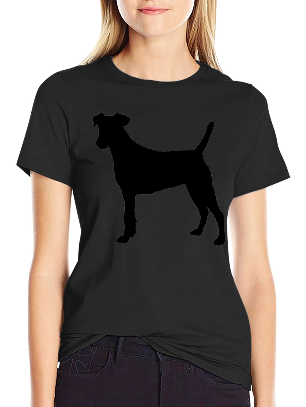 Dog Silhouette Graphic Tee
