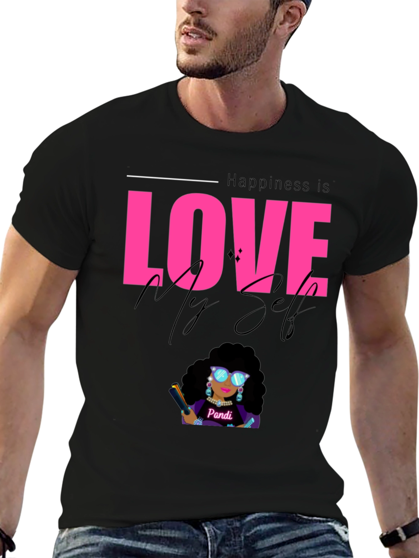 Happiness is Love Myself Graphic Tee