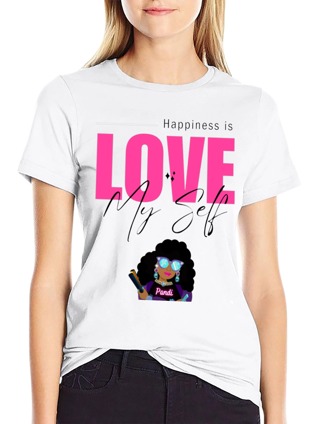 Happiness is Love Myself Graphic Tee