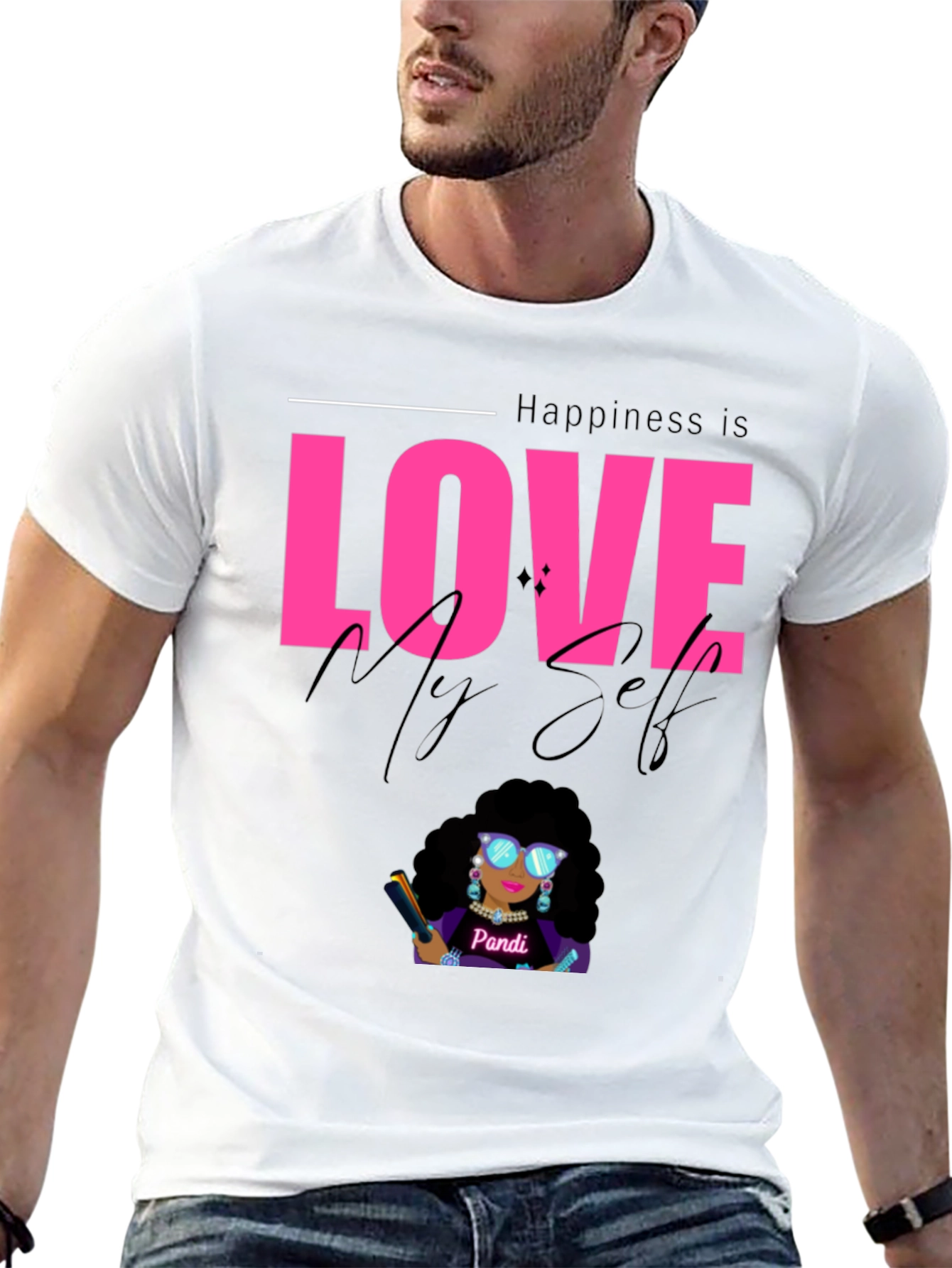 Happiness is Love Myself Graphic Tee