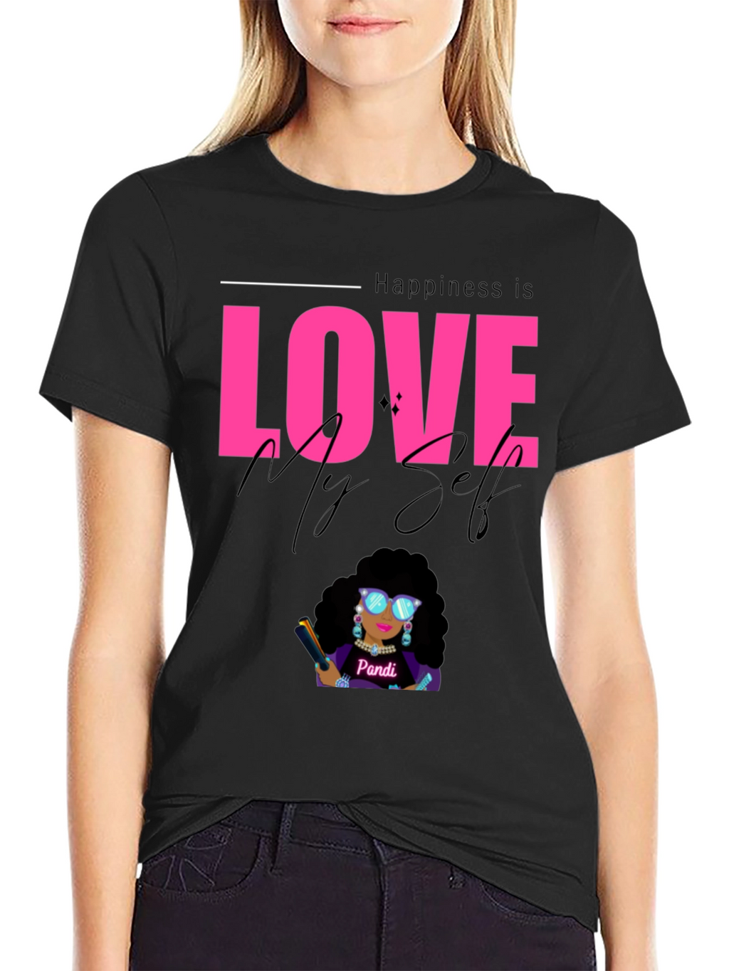 Happiness is Love Myself Graphic Tee
