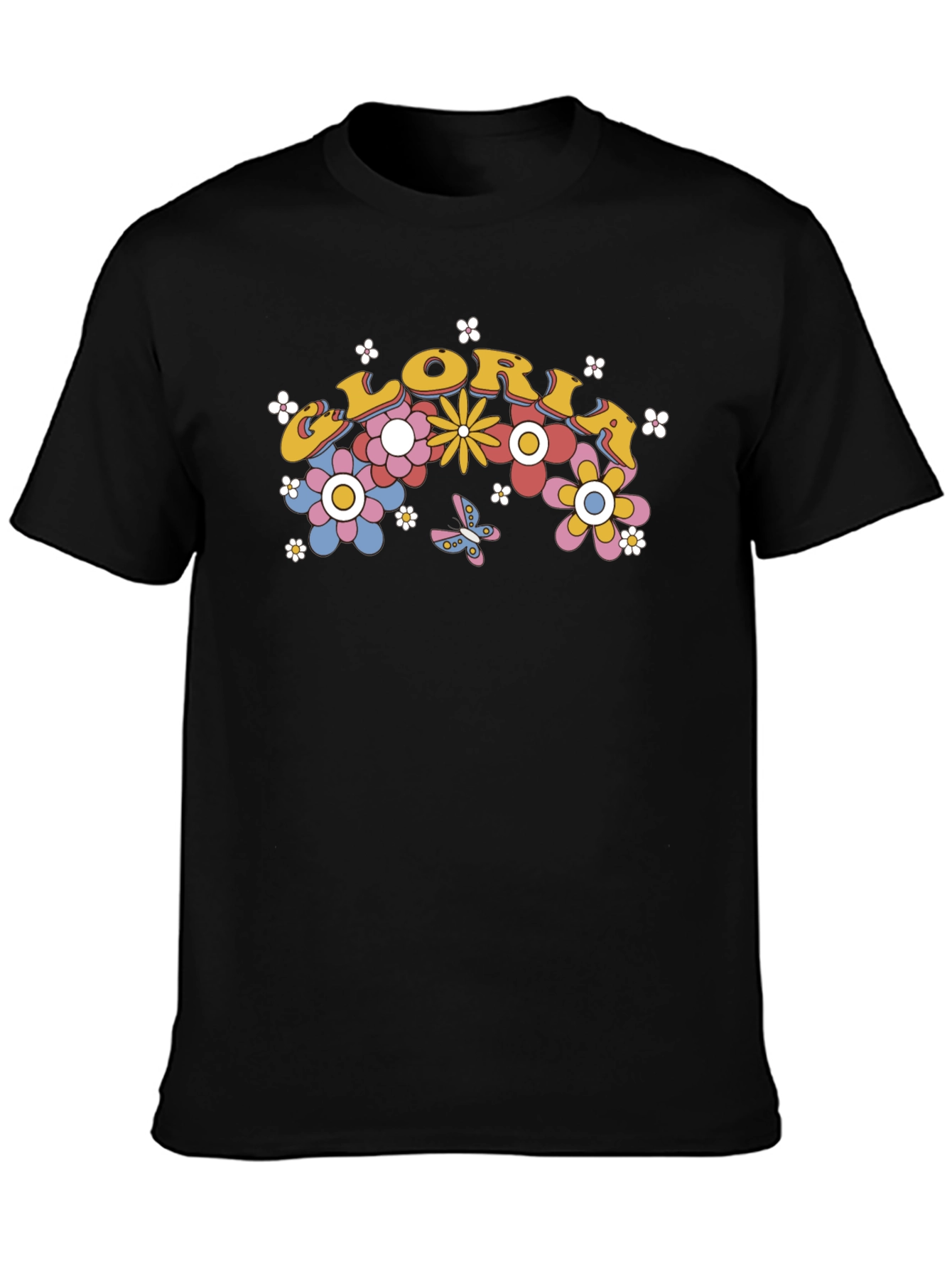 Floral Lori Graphic Tee - Retro 70s Style