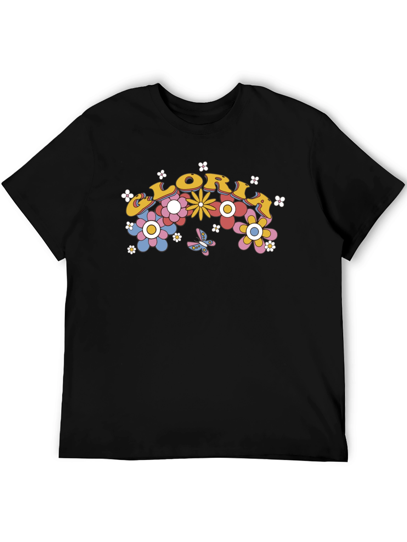 Floral Lori Graphic Tee - Retro 70s Style