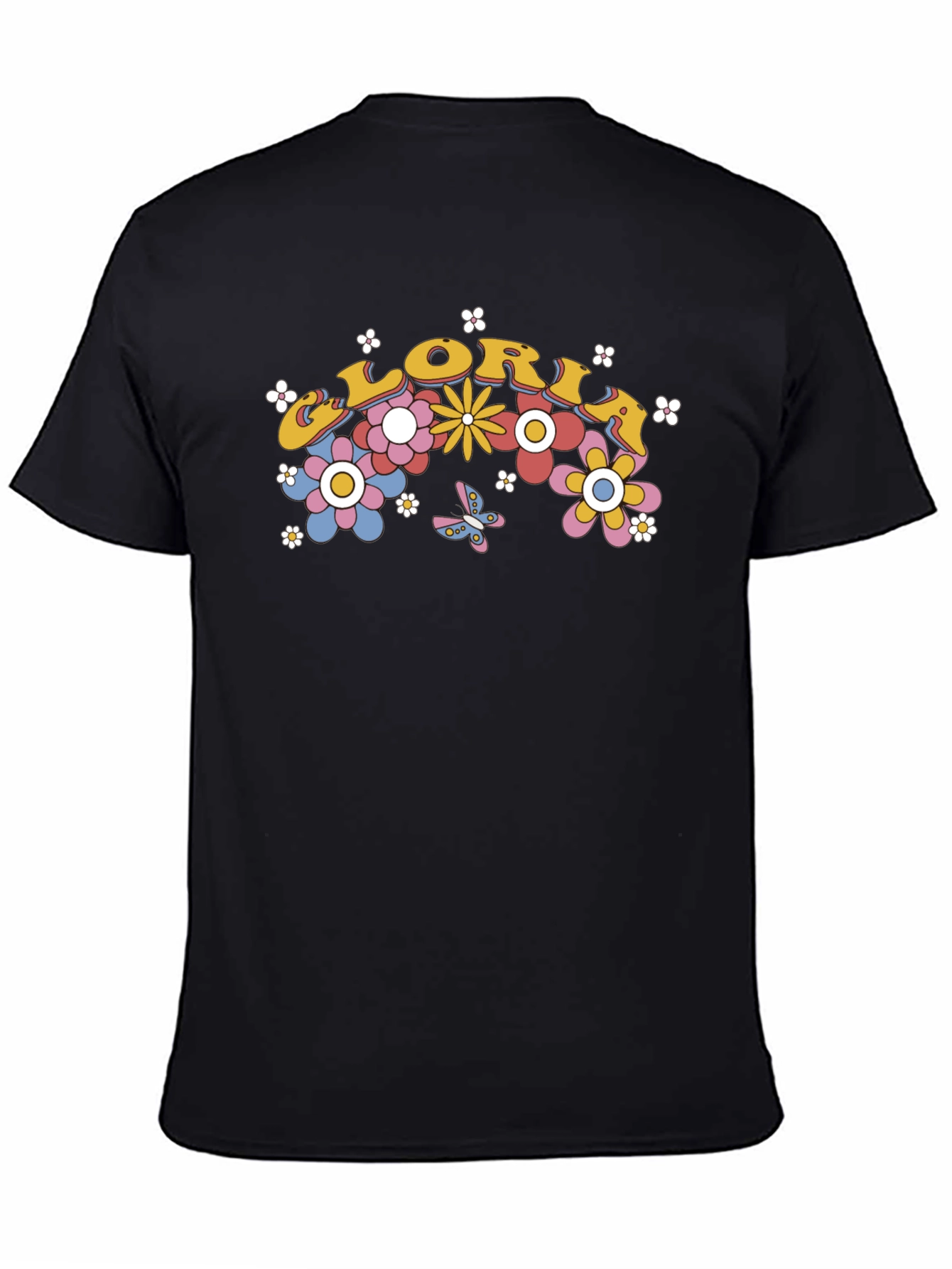 Floral Lori Graphic Tee - Retro 70s Style