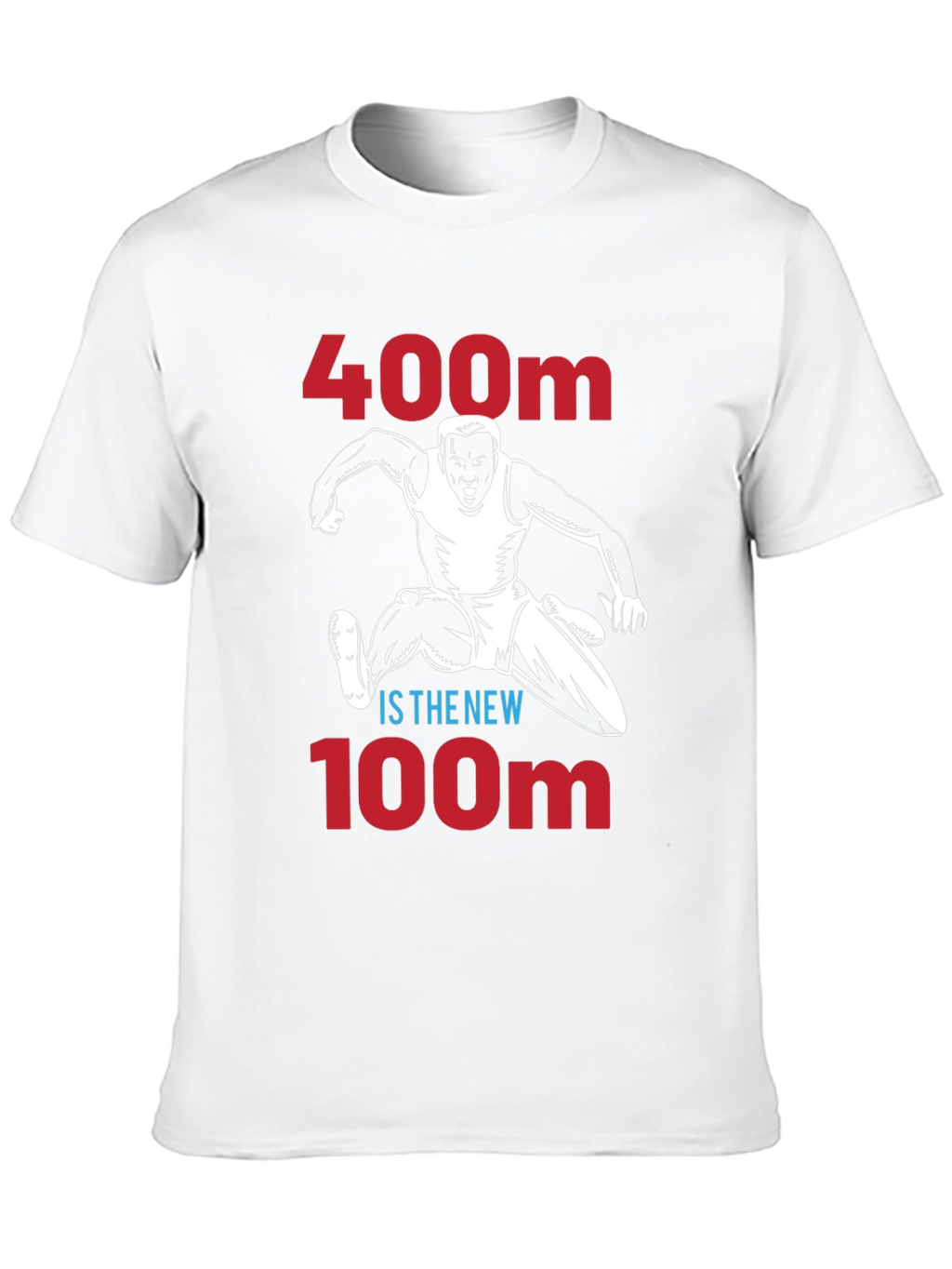 400m is the New 100m Runner Graphic Tee