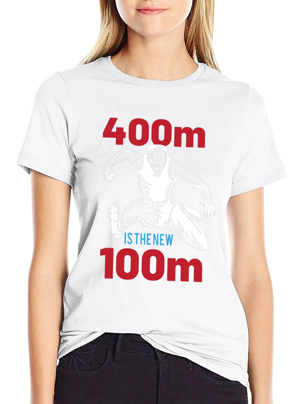 400m is the New 100m Runner Graphic Tee