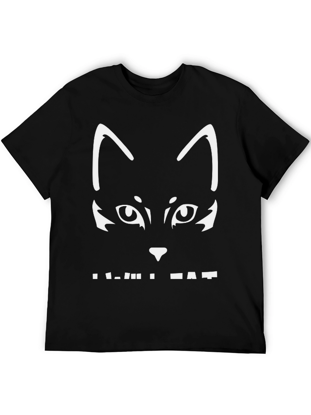 Black Cat Graphic Tee - Cool & Casual