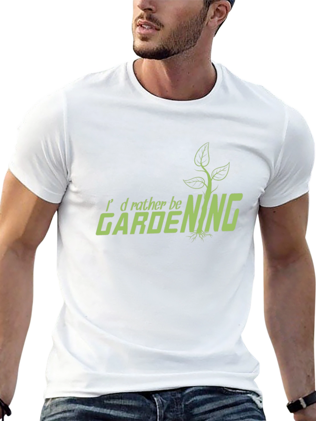 Gardening T-Shirt - Id Rather Be Gardening