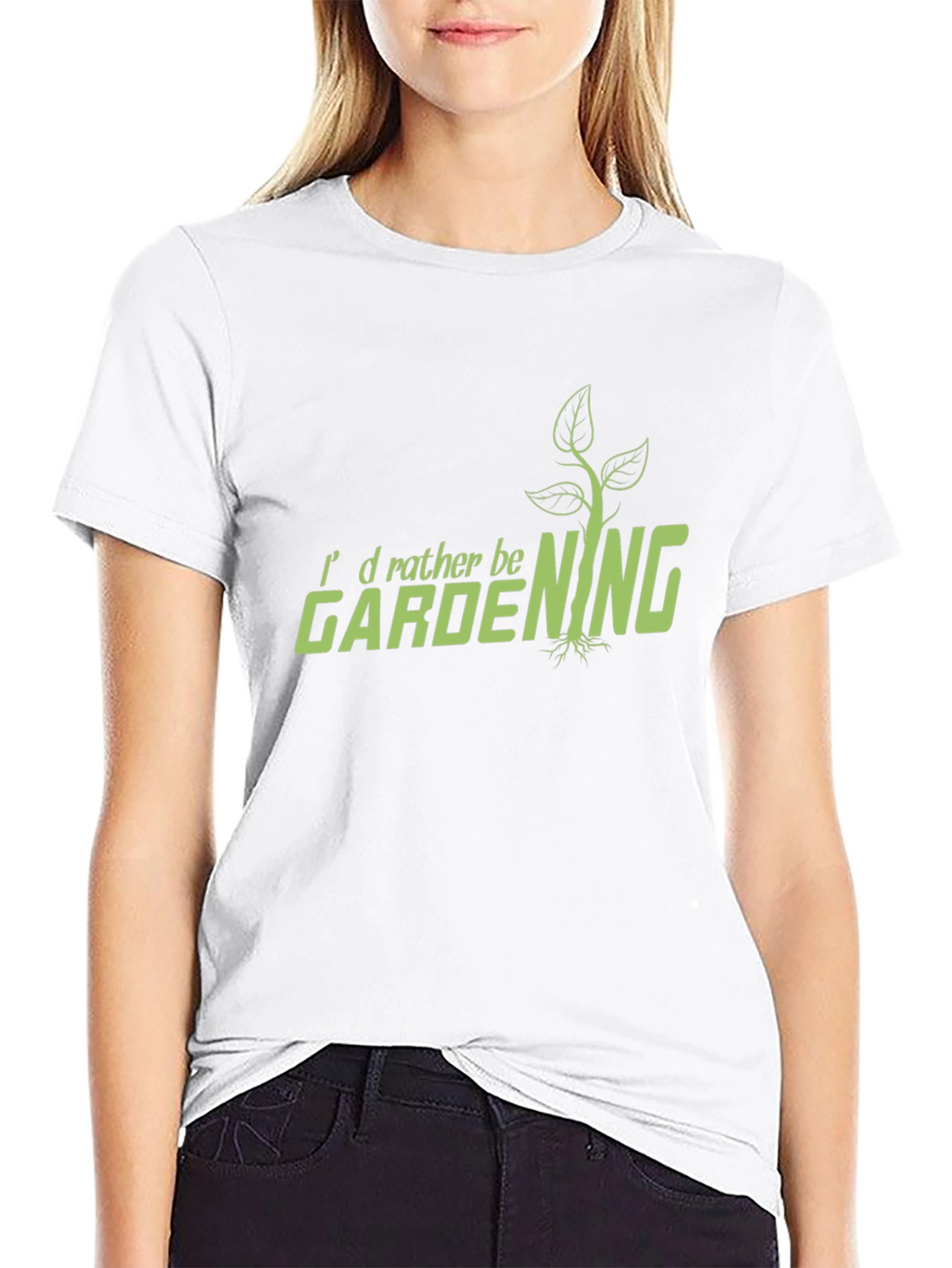 Gardening T-Shirt - Id Rather Be Gardening