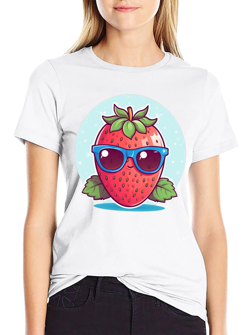Cool Strawberry Graphic Tee - Fresh Style