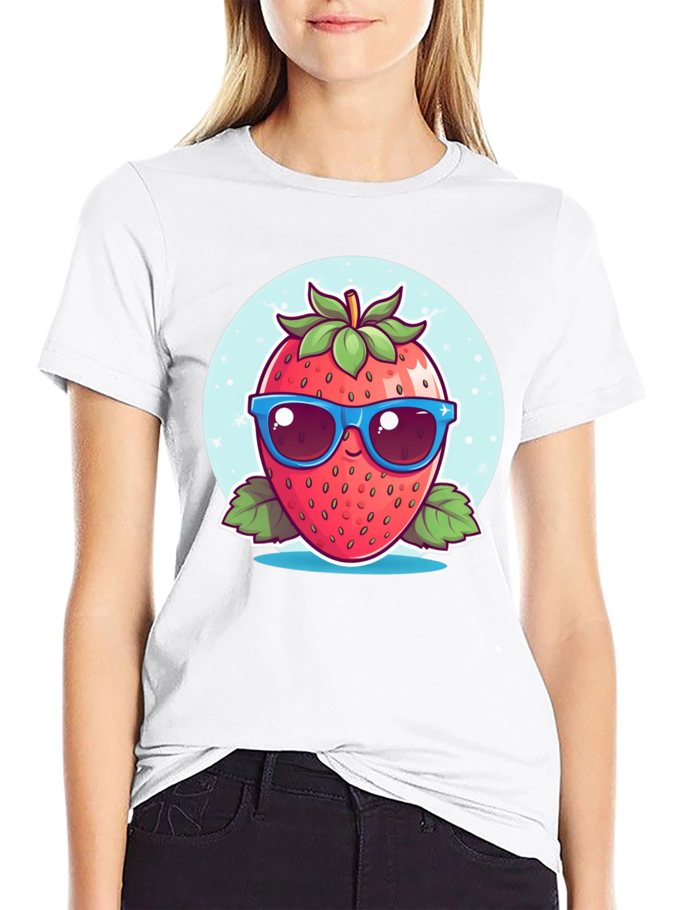 Cool Strawberry Graphic Tee - Fresh Style