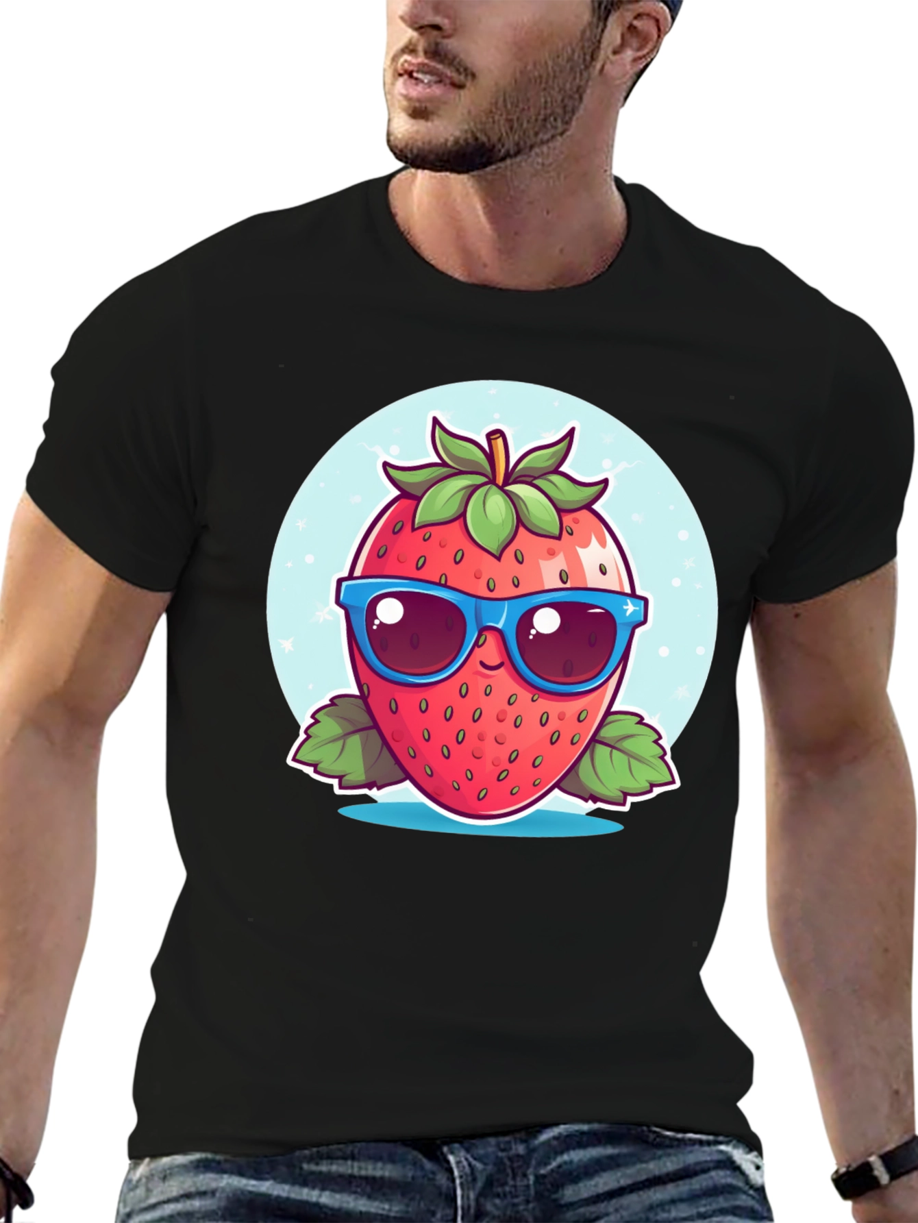 Cool Strawberry Graphic Tee - Fresh Style