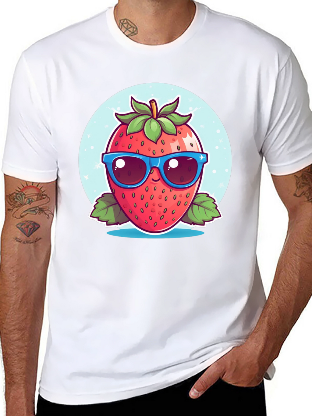 Cool Strawberry Graphic Tee - Fresh Style