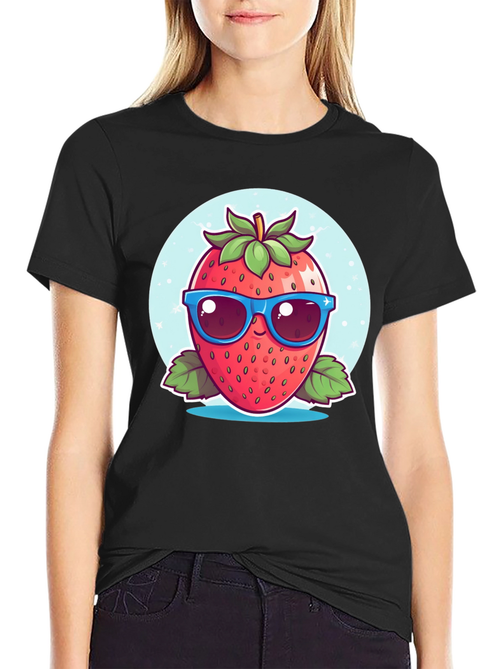 Cool Strawberry Graphic Tee - Fresh Style