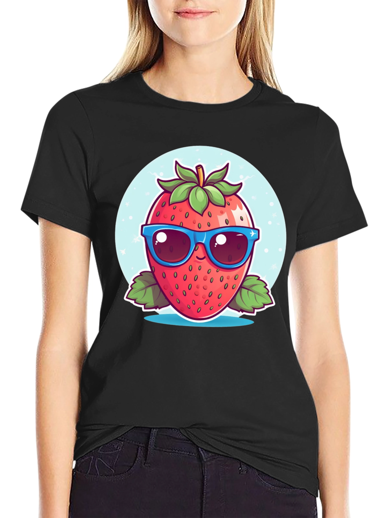 Cool Strawberry Graphic Tee - Fresh Style