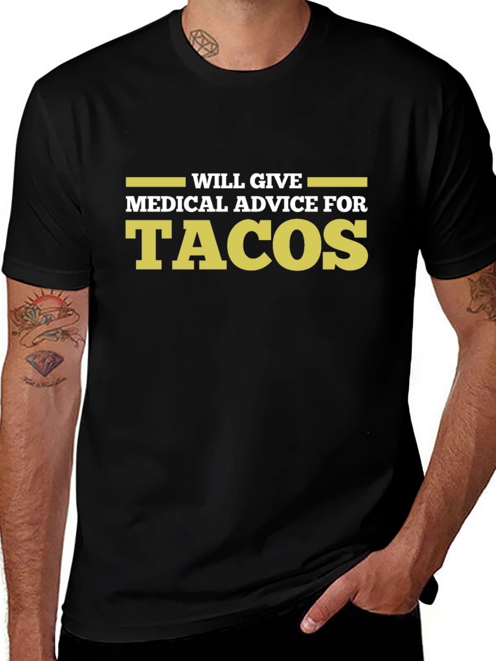 Medical Advice for Tacos Graphic Tee