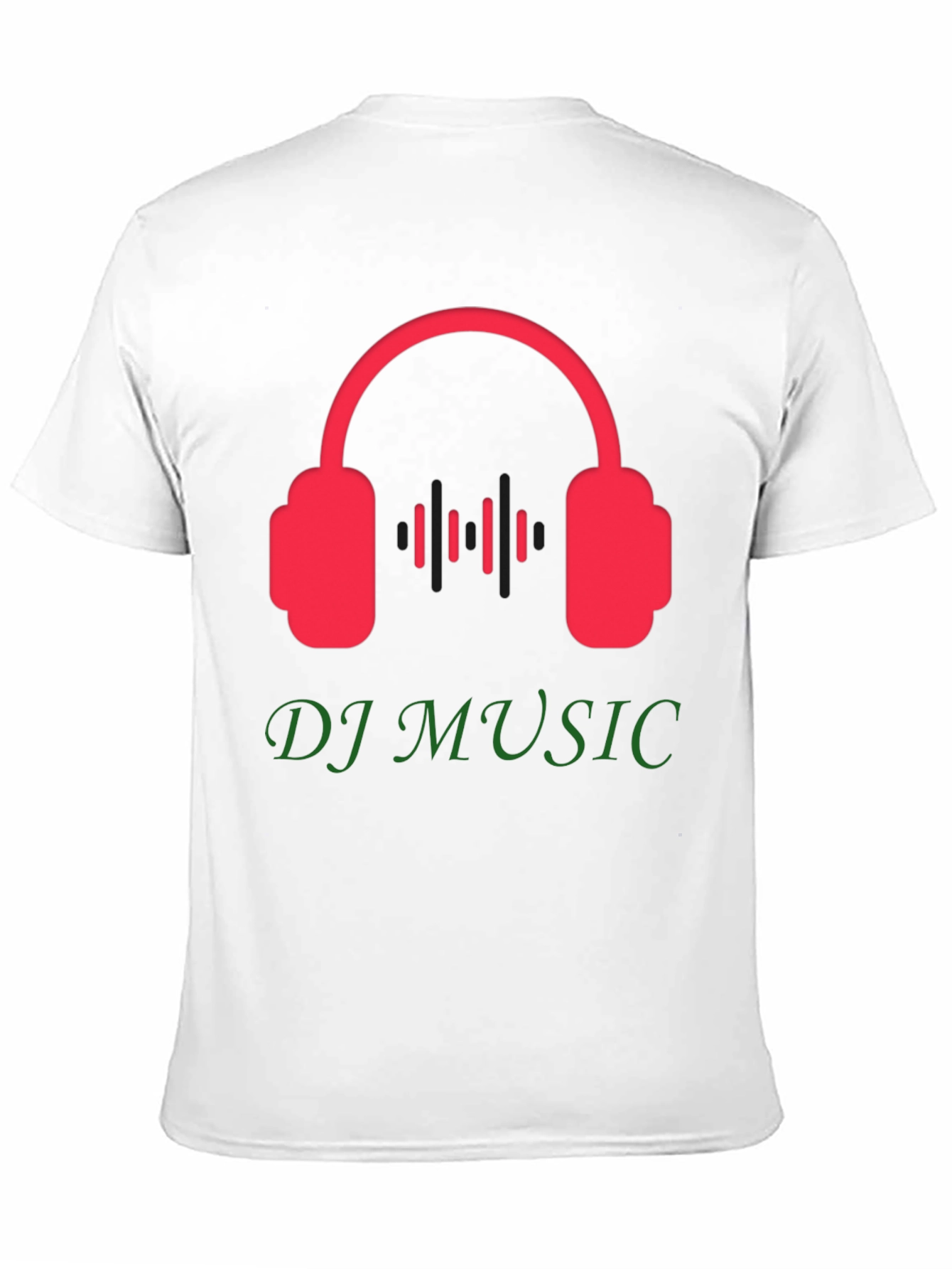 DJ Music Graphic Tee - Black T-Shirt