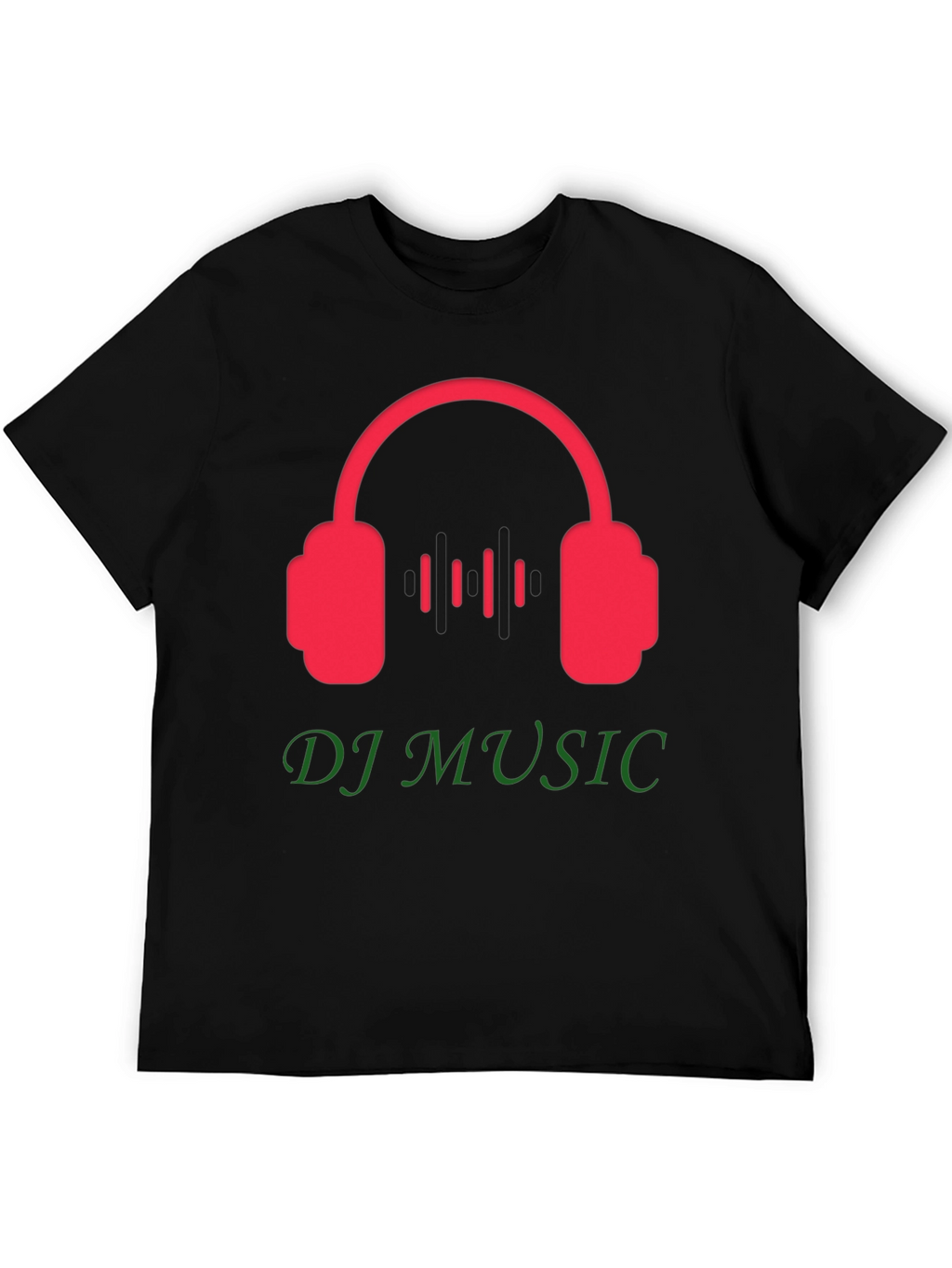 DJ Music Graphic Tee - Black T-Shirt