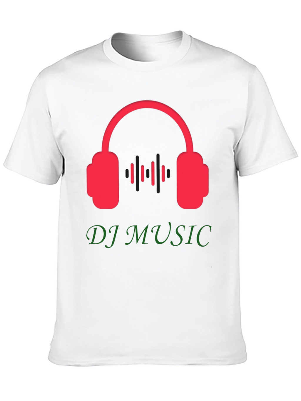 DJ Music Graphic Tee - Black T-Shirt