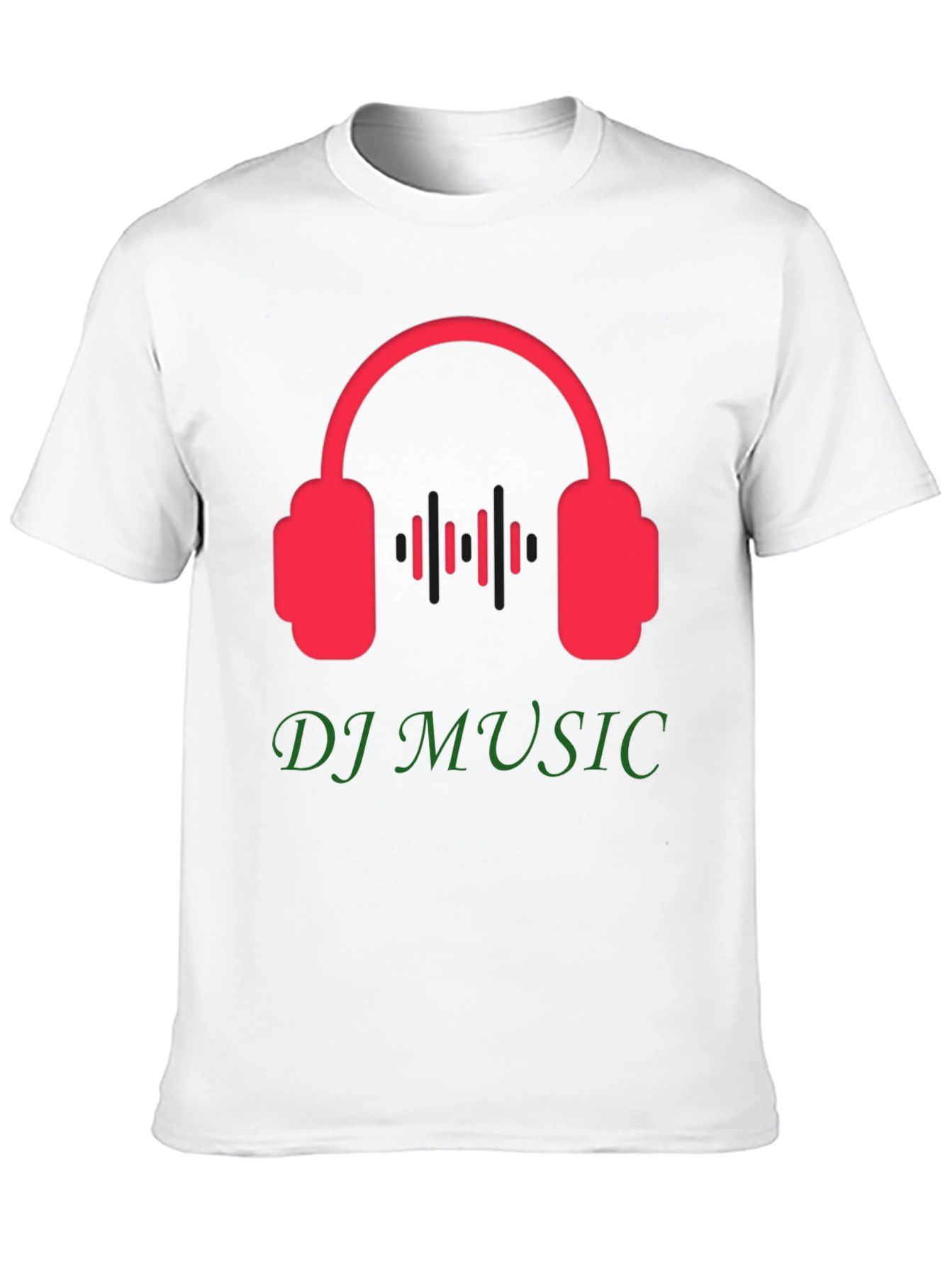 DJ Music Graphic Tee - Black T-Shirt