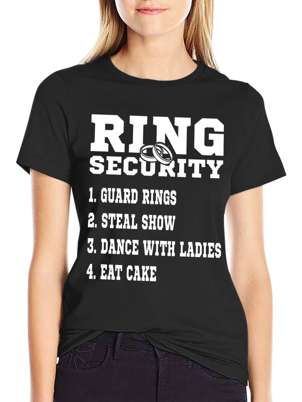 Ring Security Graphic T-Shirt - Wedding Humor Tee
