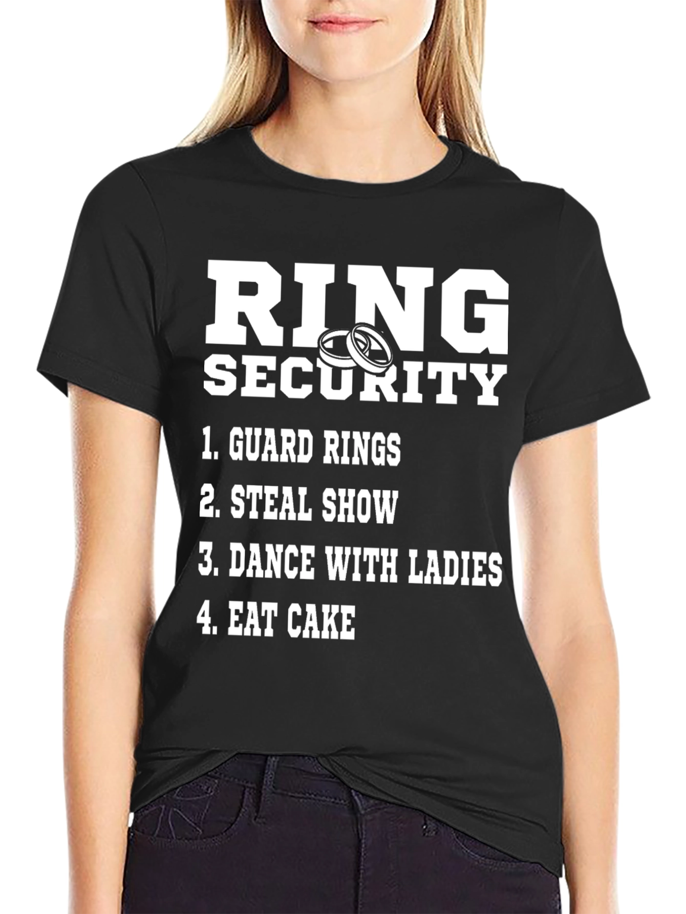 Ring Security Graphic T-Shirt - Wedding Humor Tee