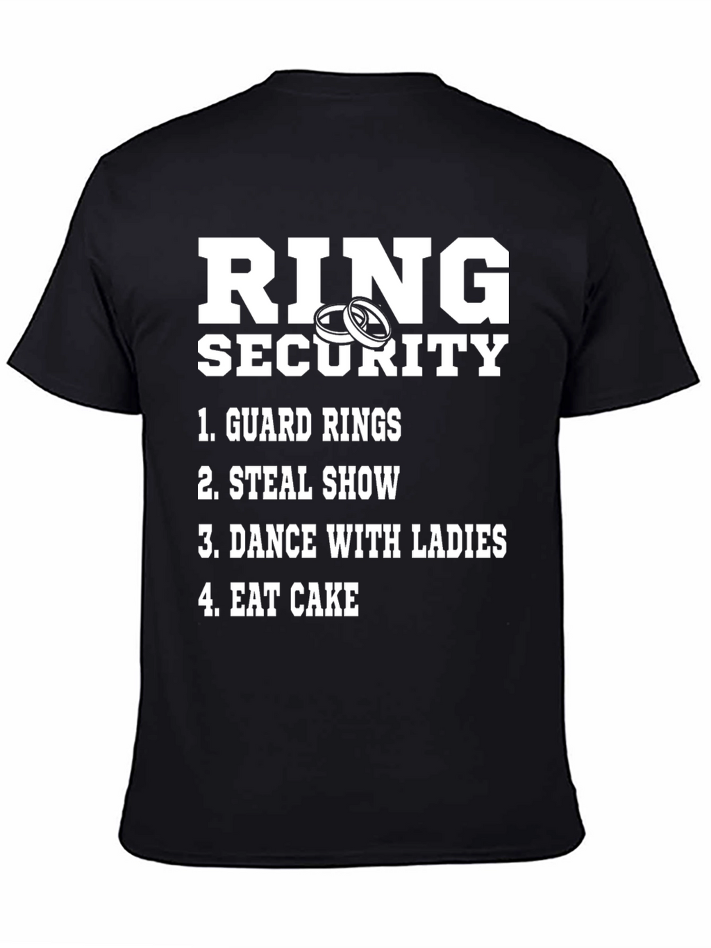 Ring Security Graphic T-Shirt - Wedding Humor Tee