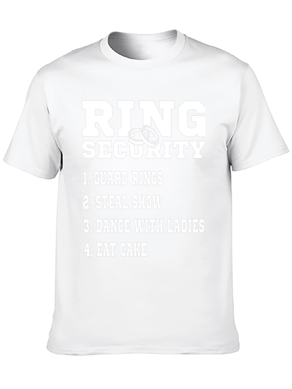 Ring Security Graphic T-Shirt - Wedding Humor Tee