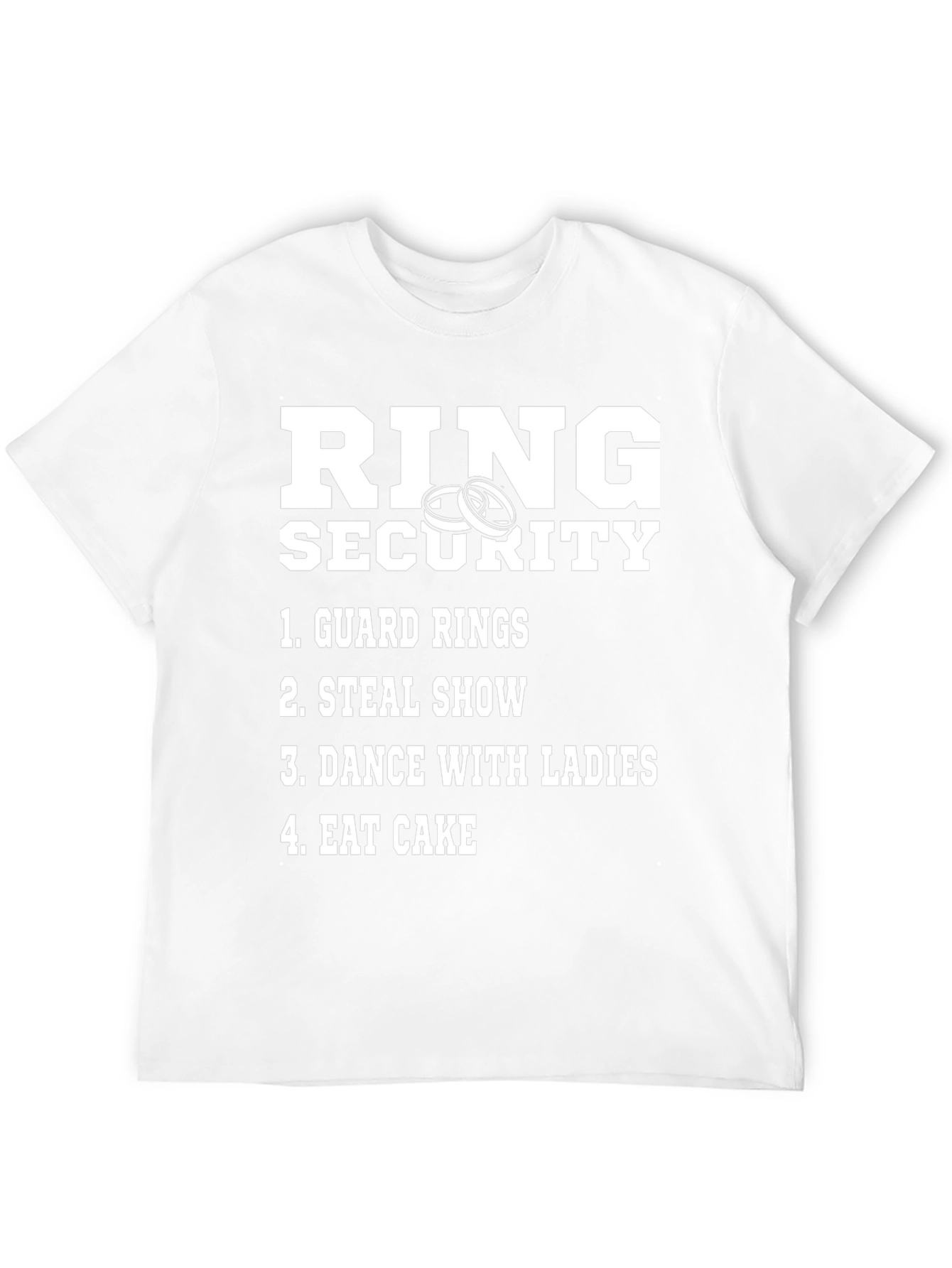 Ring Security Graphic T-Shirt - Wedding Humor Tee