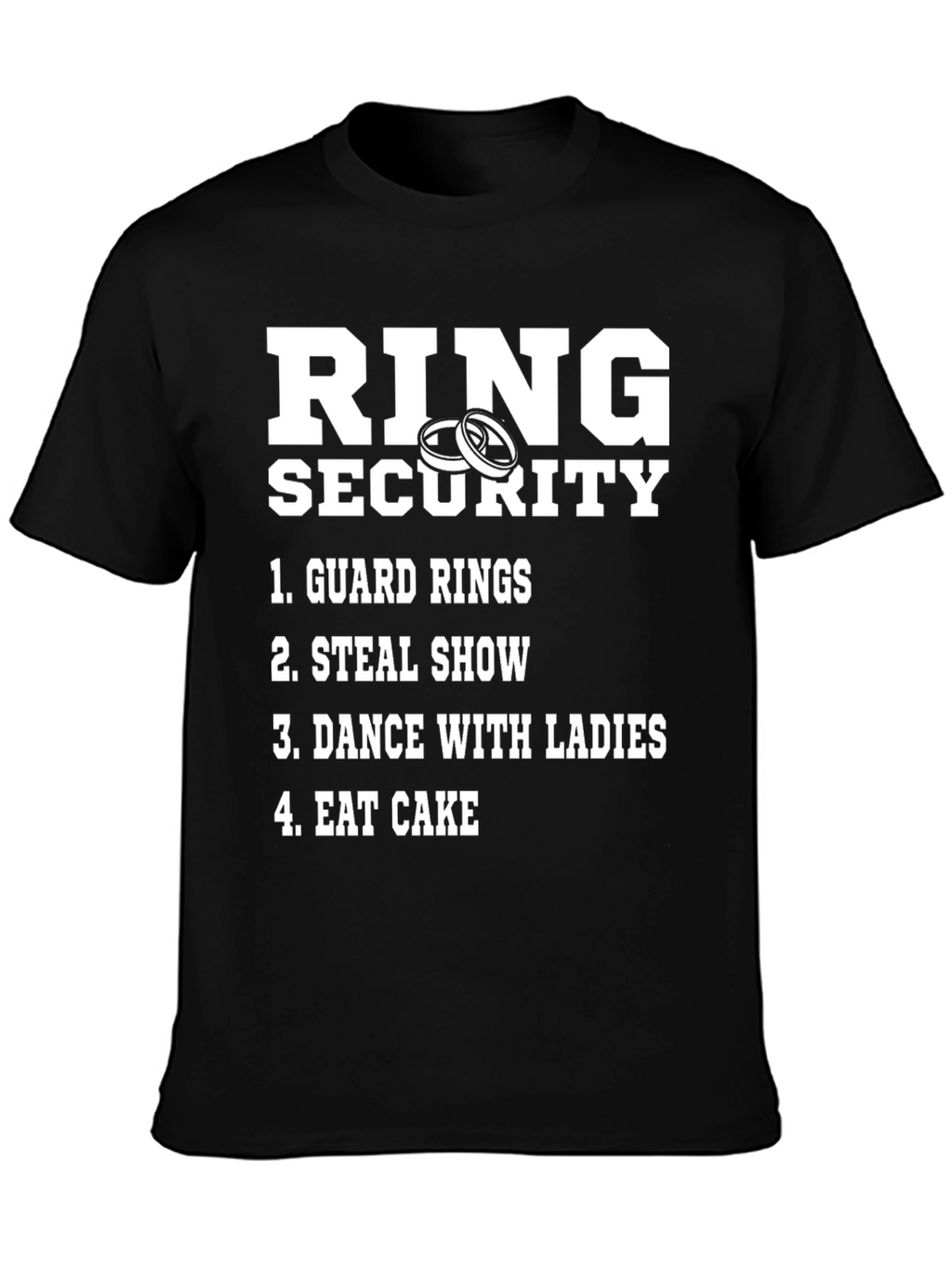 Ring Security Graphic T-Shirt - Wedding Humor Tee