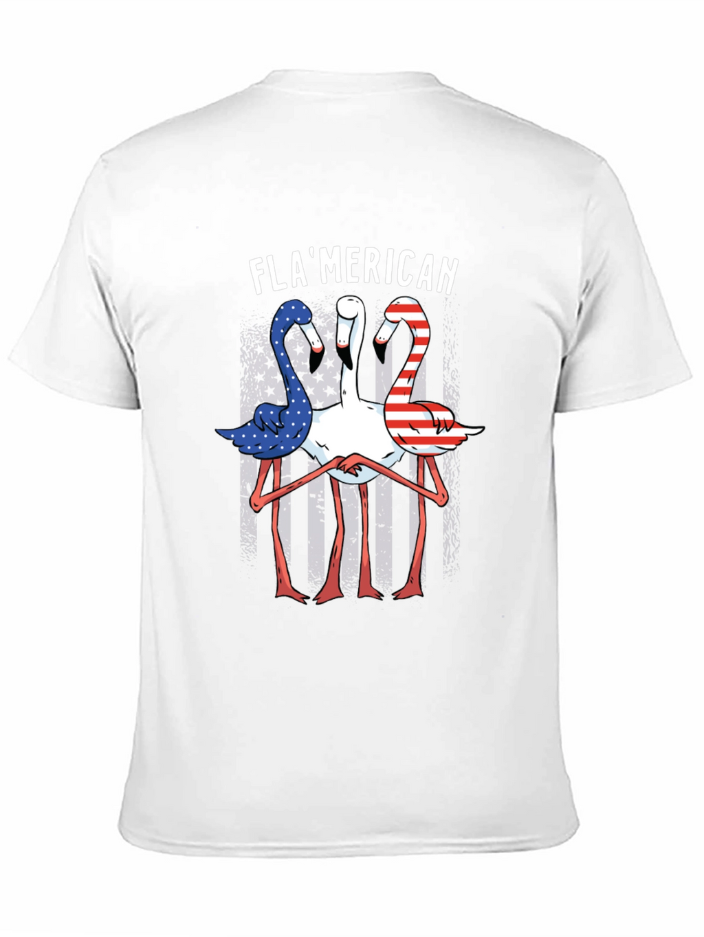 Flamerican Flamingo Graphic Tee