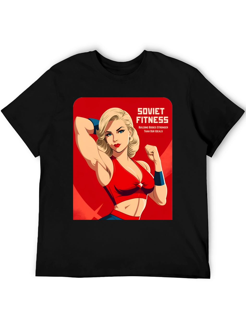 Soviet Fitness Graphic T-Shirt - Building Bodies