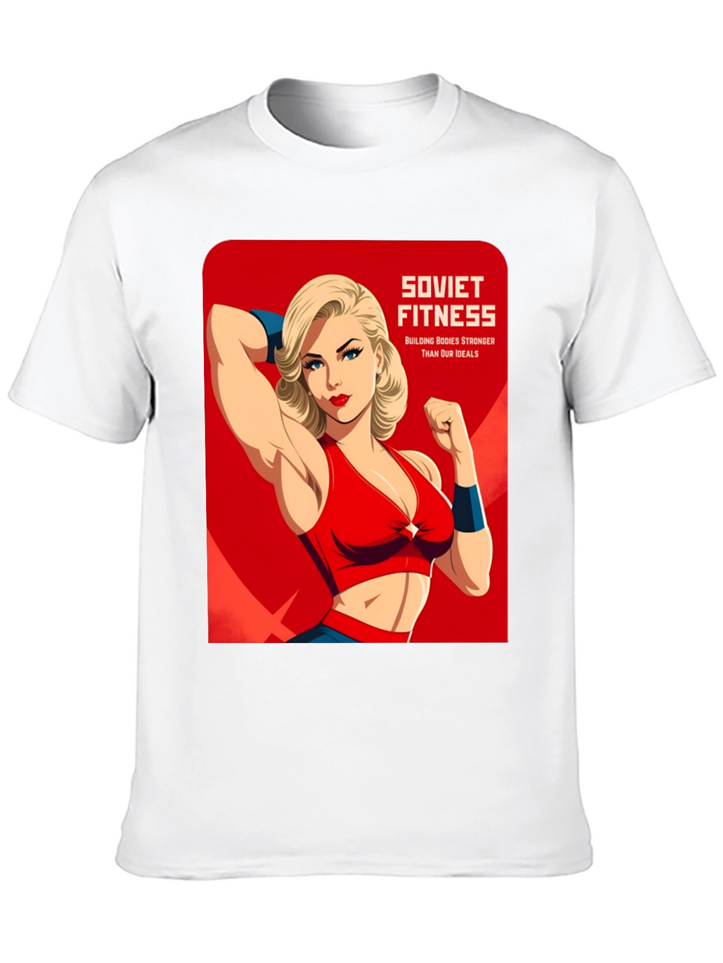 Soviet Fitness Graphic T-Shirt - Building Bodies