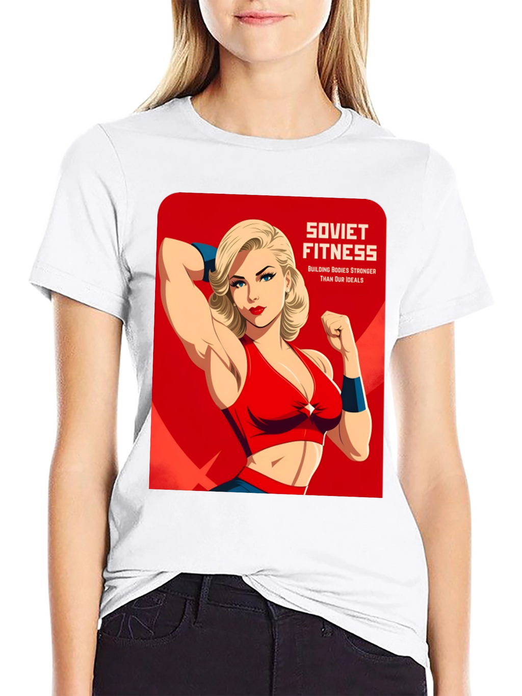 Soviet Fitness Graphic T-Shirt - Building Bodies