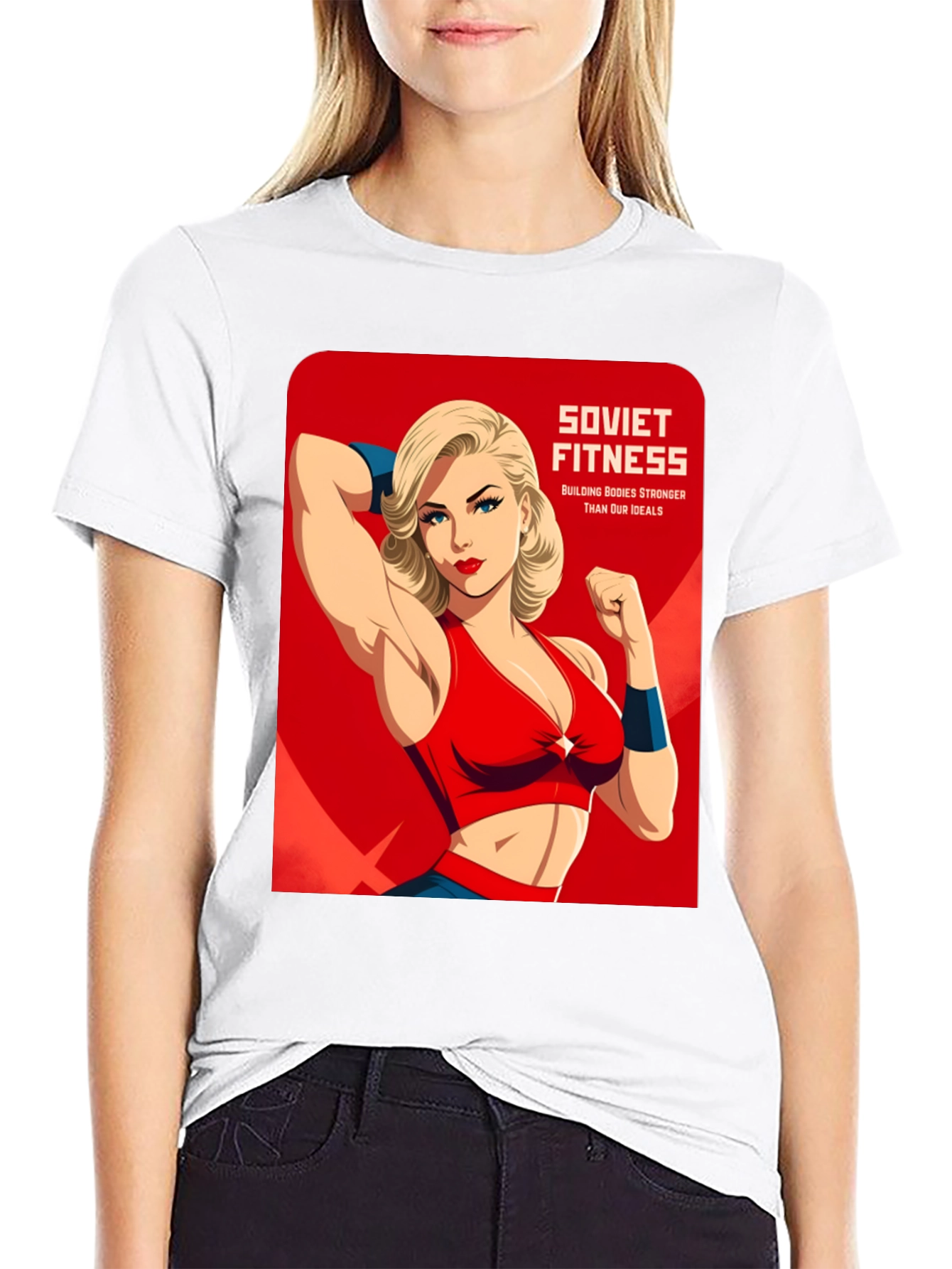 Soviet Fitness Graphic T-Shirt - Building Bodies