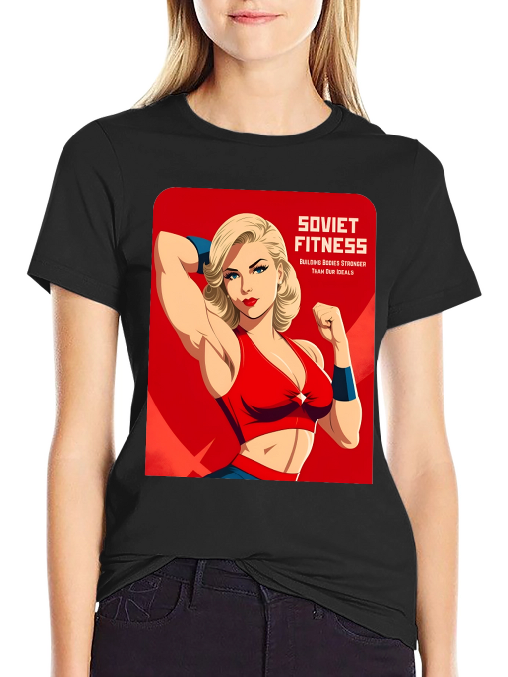 Soviet Fitness Graphic T-Shirt - Building Bodies