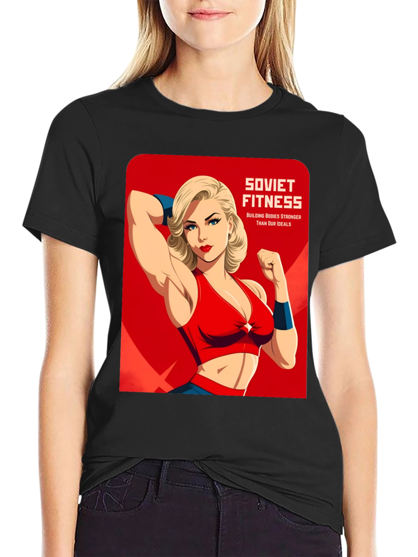 Soviet Fitness Graphic T-Shirt - Building Bodies