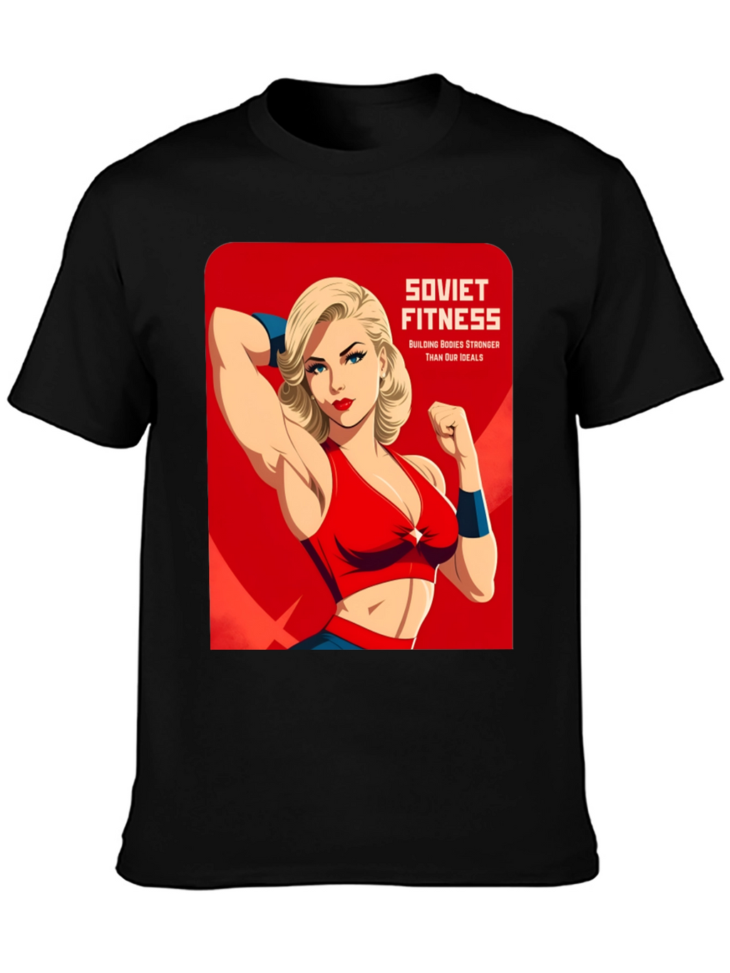 Soviet Fitness Graphic T-Shirt - Building Bodies