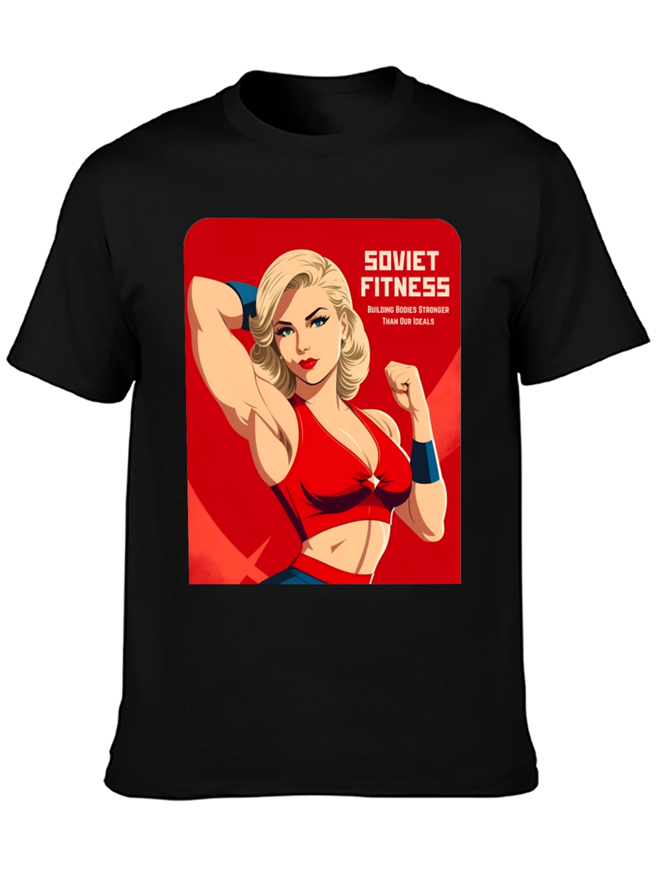 Soviet Fitness Graphic T-Shirt - Building Bodies