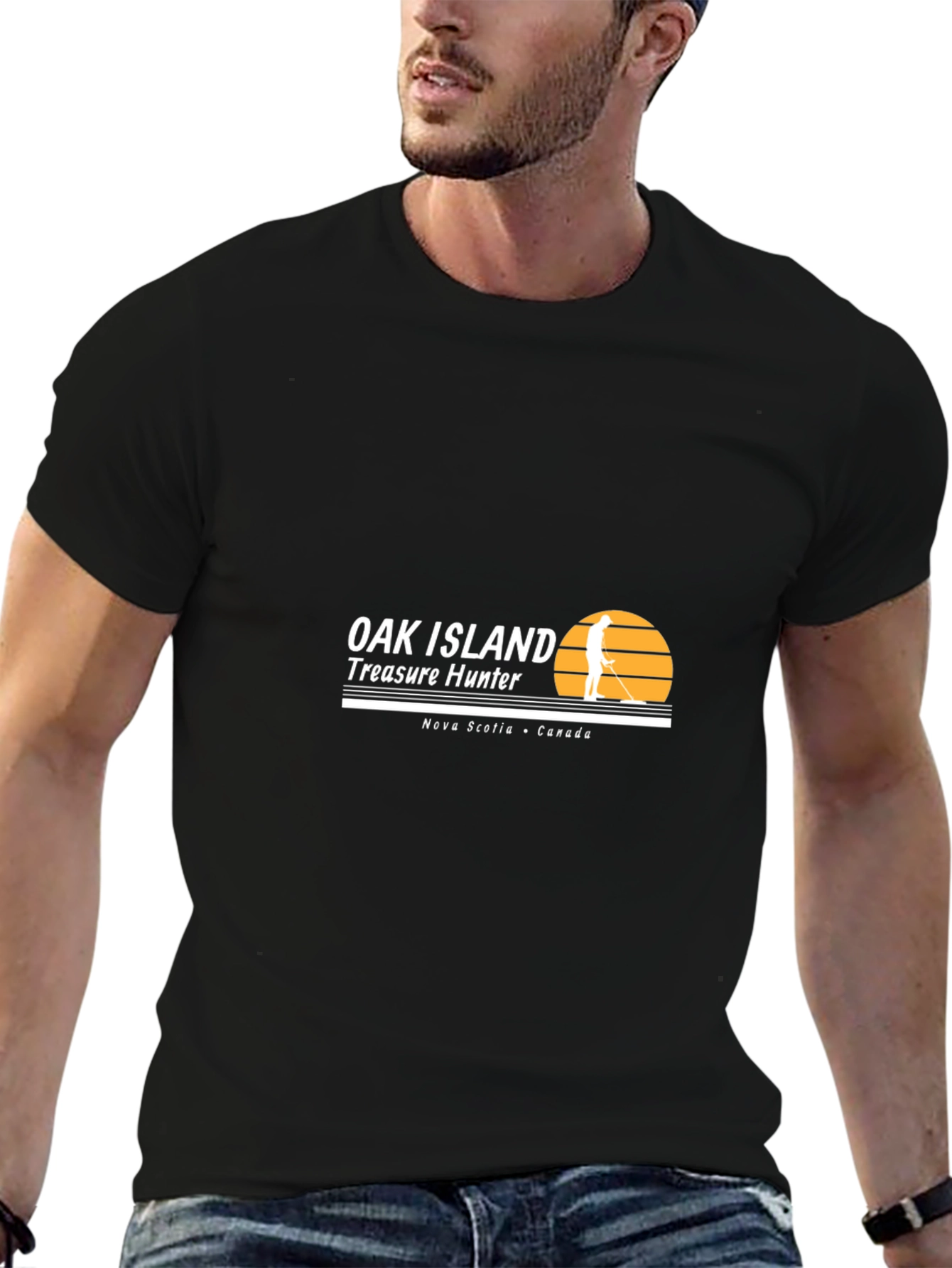 Oak Island Treasure Hunter Graphic Tee