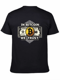Bitcoin Trust Black T-Shirt - Crypto Currency Tee