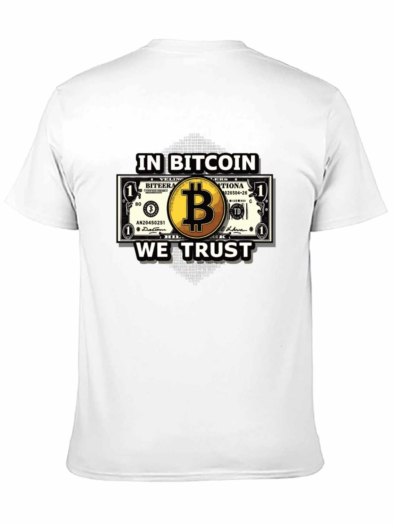 Bitcoin Trust Black T-Shirt - Crypto Currency Tee