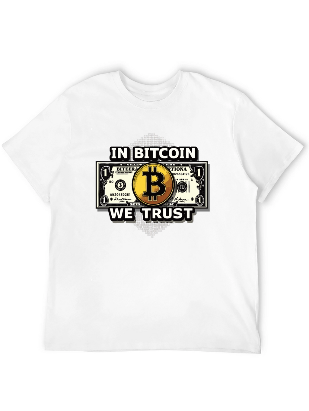 Bitcoin Trust Black T-Shirt - Crypto Currency Tee