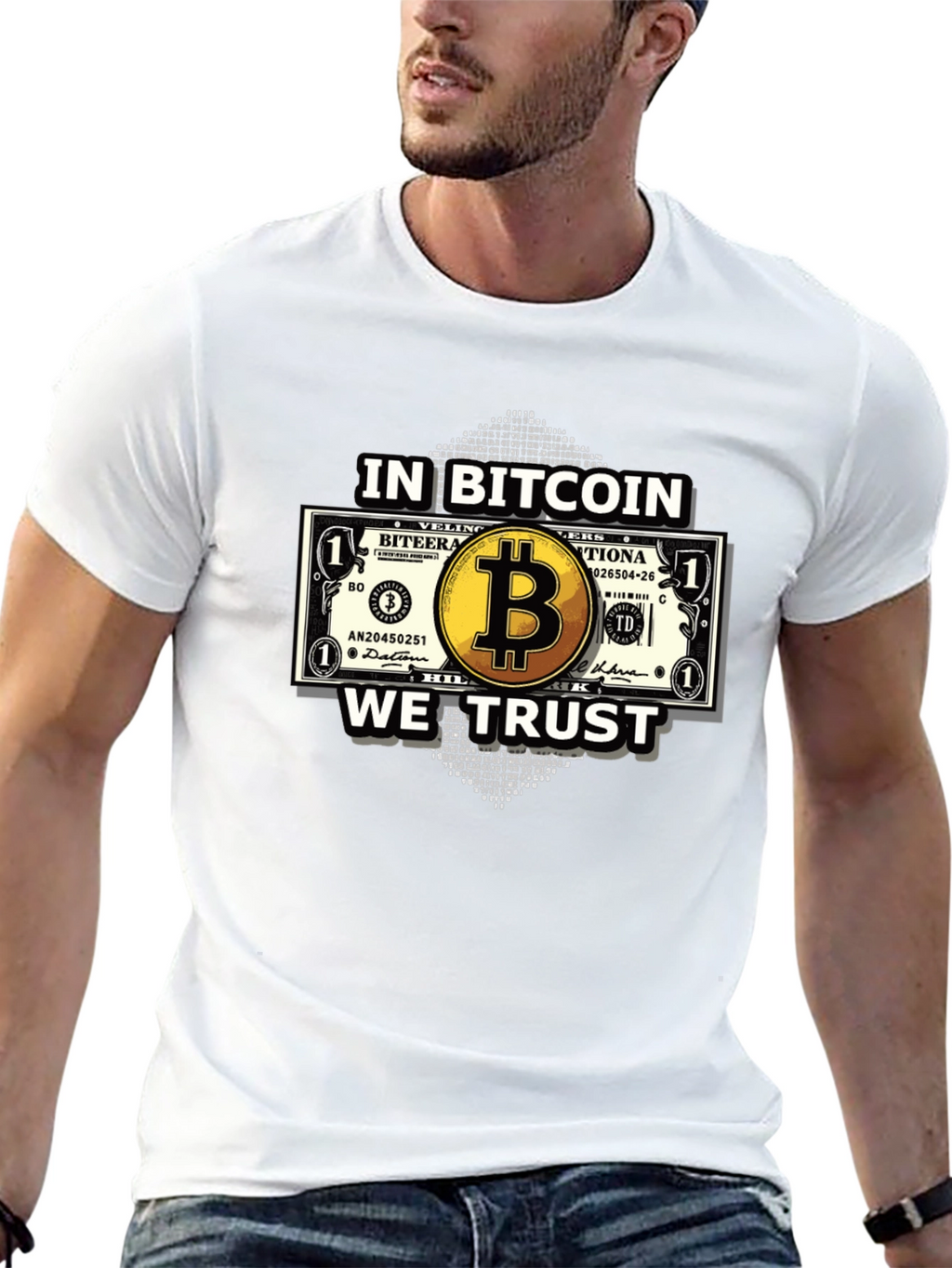 Bitcoin Trust Black T-Shirt - Crypto Currency Tee