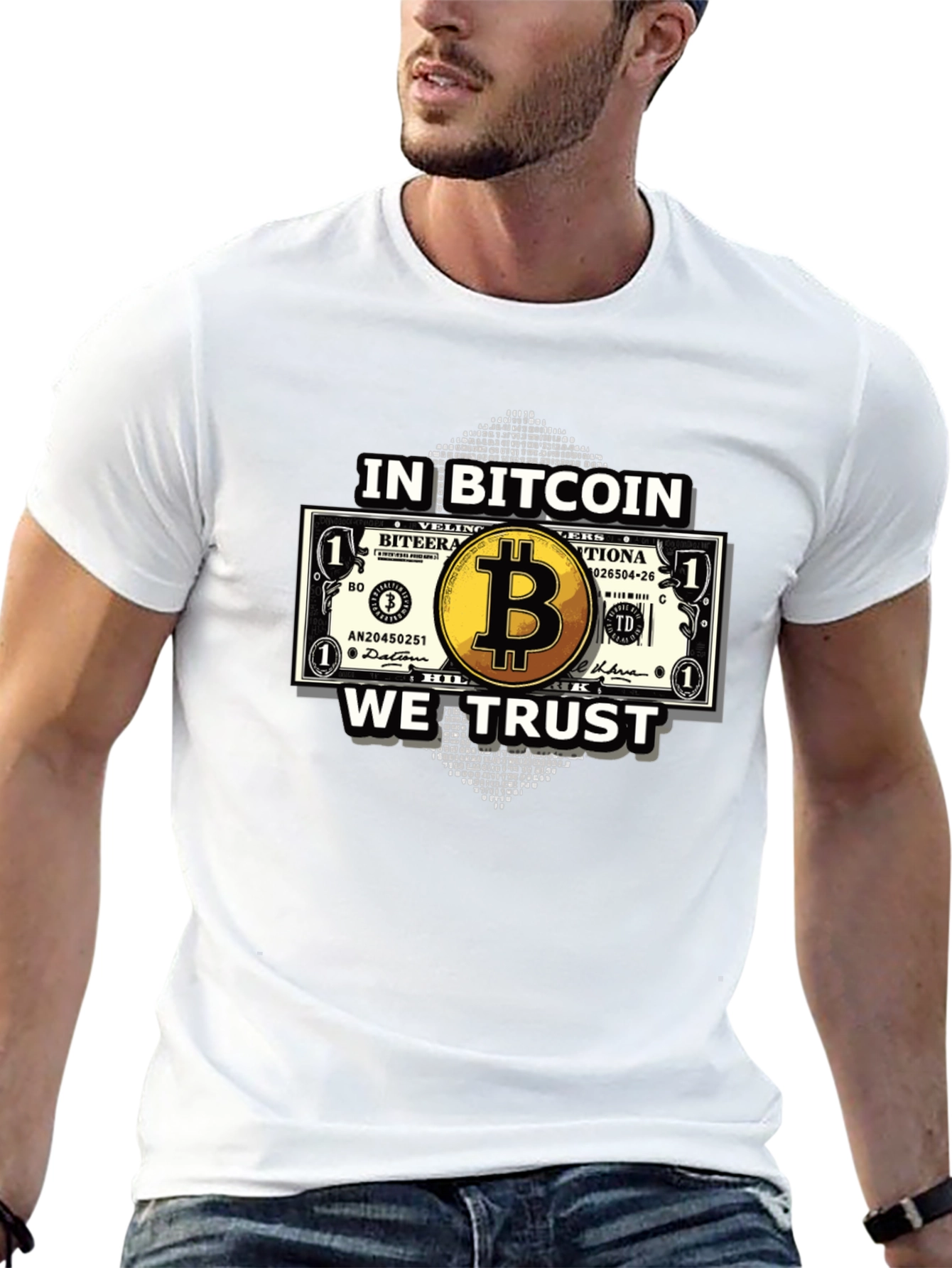 Bitcoin Trust Black T-Shirt - Crypto Currency Tee