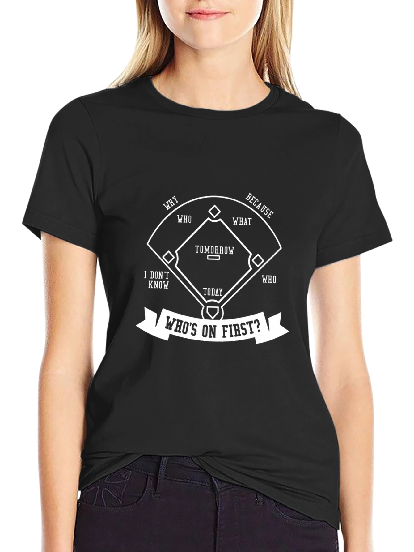 Whos On First? Baseball T-Shirt