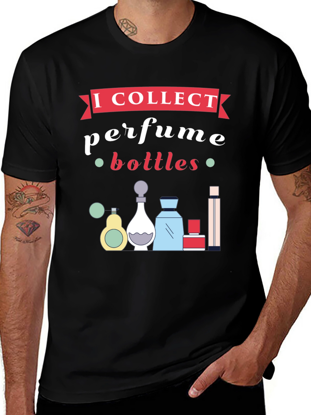 Perfume Bottles Collector Graphic T-Shirt