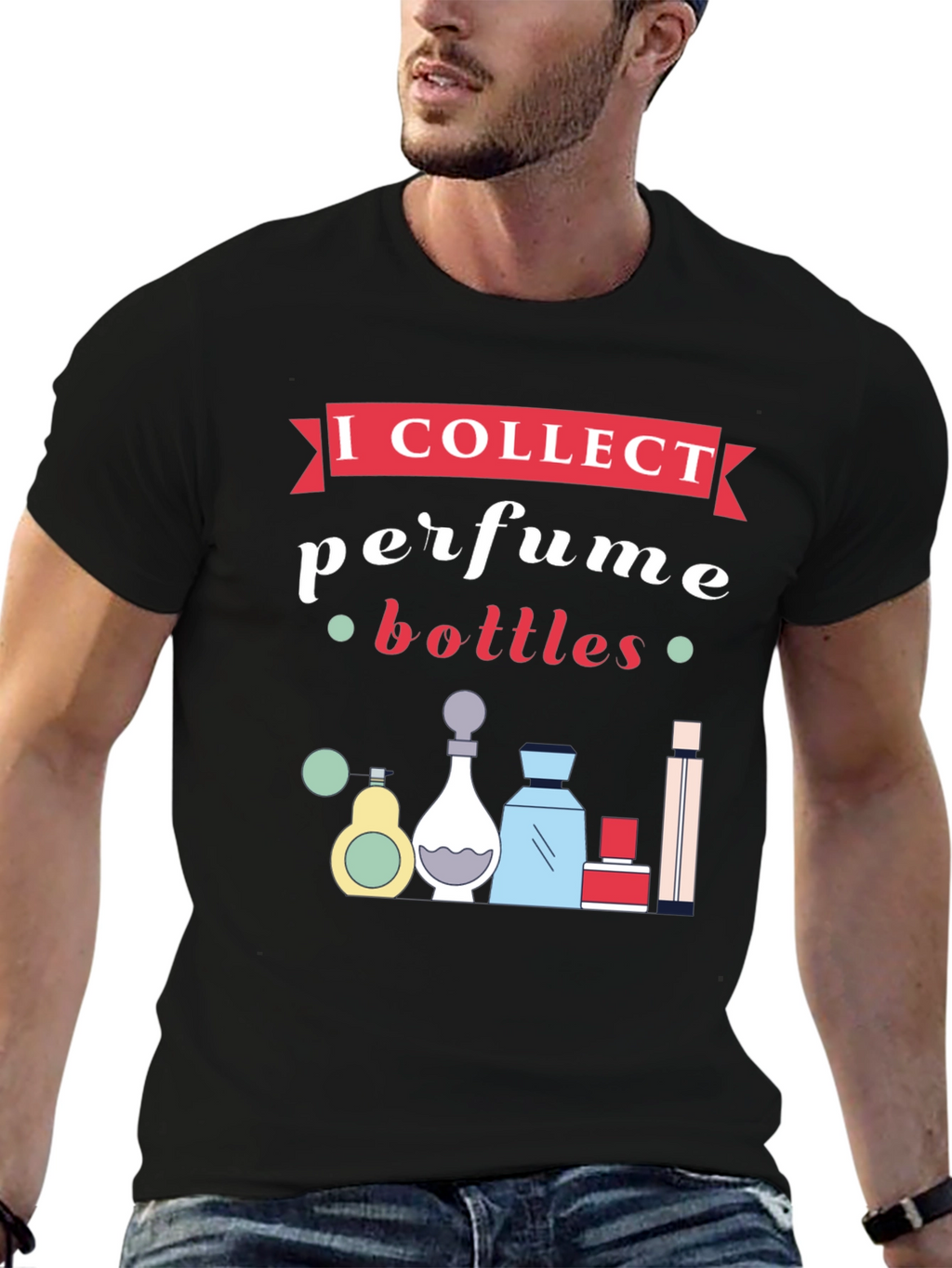 Perfume Bottles Collector Graphic T-Shirt